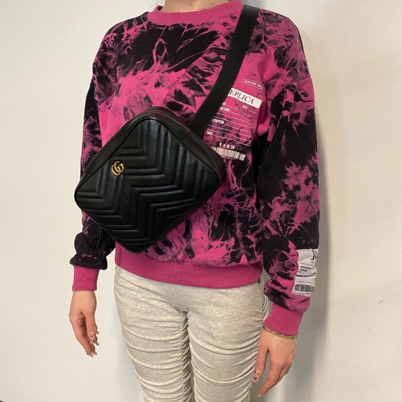 Gucci GG Marmont Matelasse Square Belt Bag - Picture 16 of 16